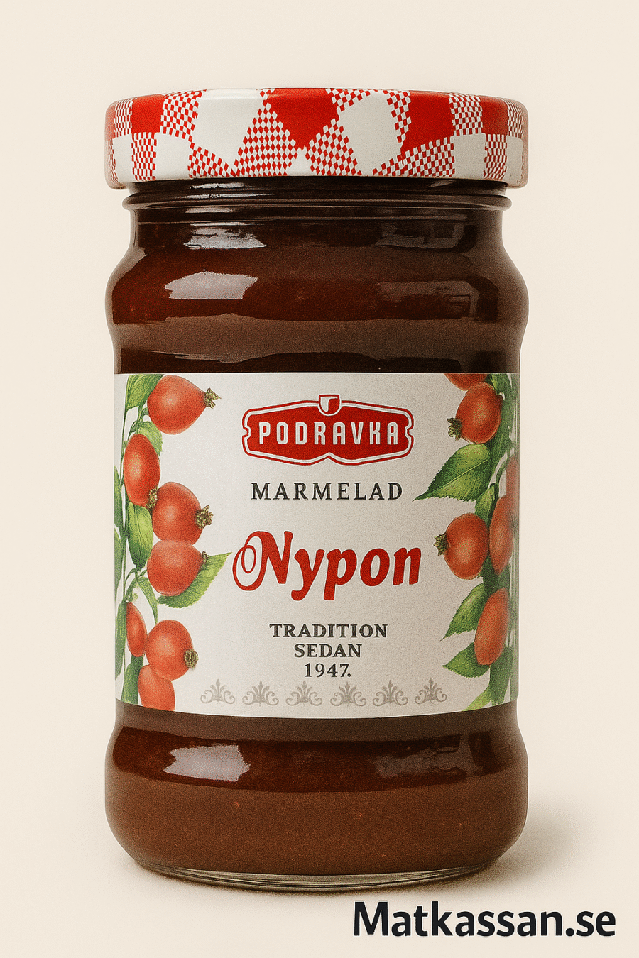 Nyponmarmelad – Podravka:  360gr - Bild 1