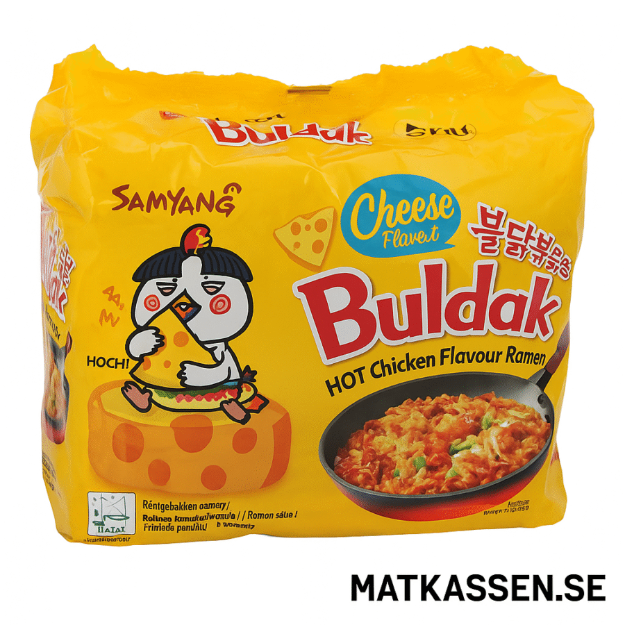 Samyang Buldak Cheese Ramen – 5-pack - Bild 1