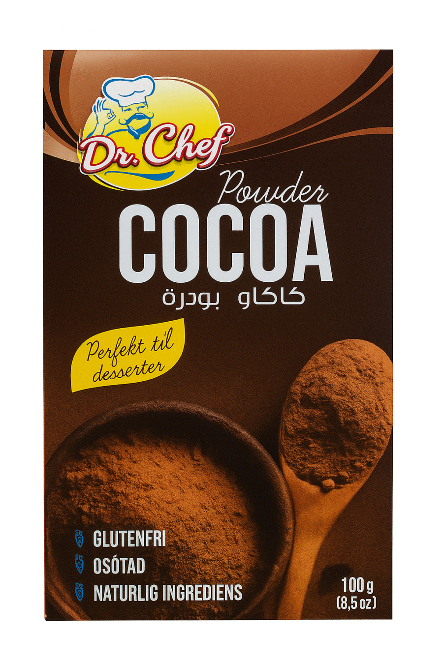 Dr. Chef Kakao – Osötad Kakaopulver 100 g - Bild 1