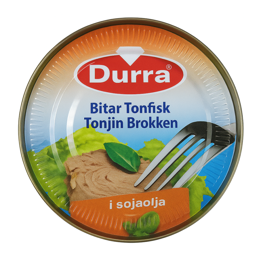 Durra Tonfiskbitar i Sojaolja – 160g - Bild 1