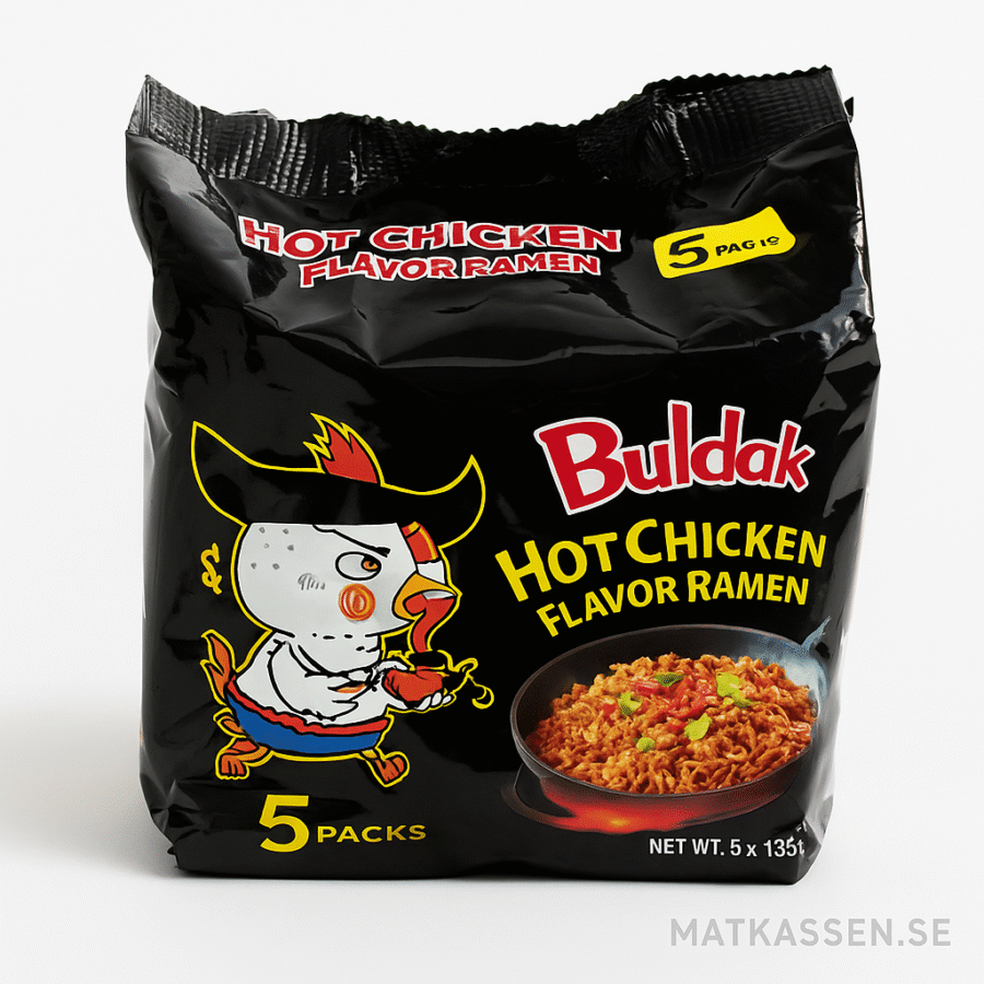 Samyang Buldak Hot Chicken Ramen – Original 5-pack - Bild 1