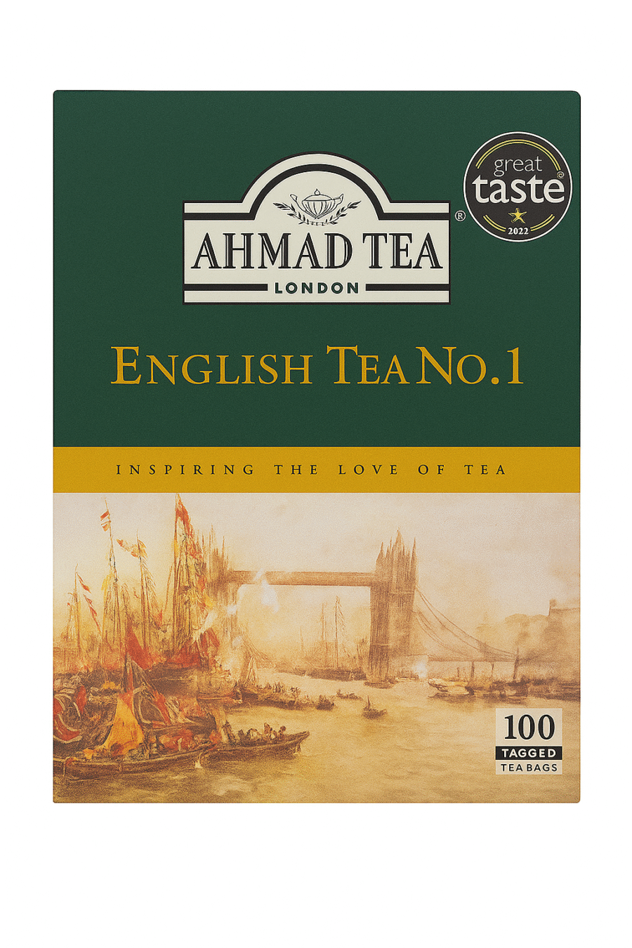 Ahmad Tea – English Tea 100 tepåsar - Bild 1