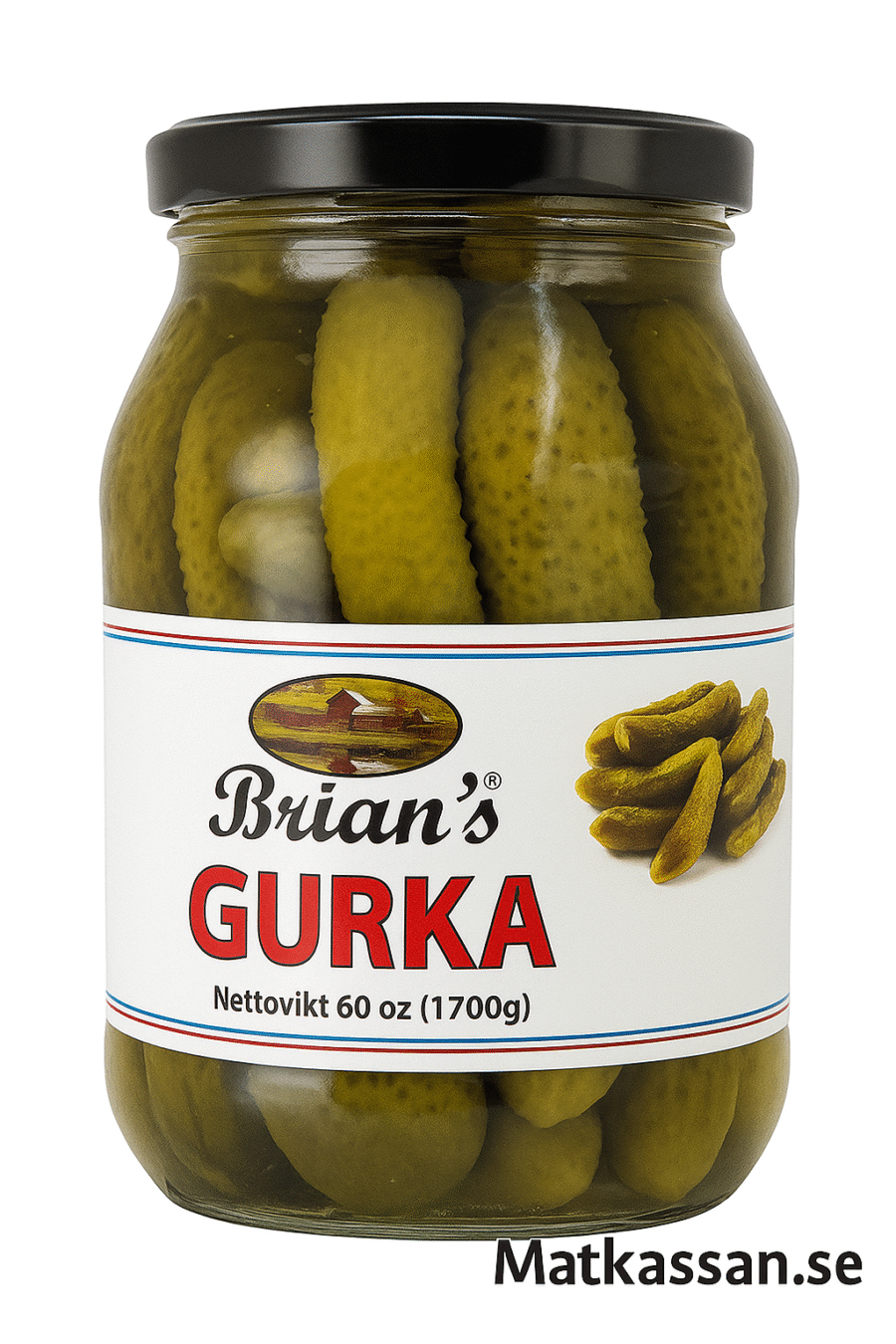 Brian’s Gurka – Inlagd hel gurka 1700g - Bild 1