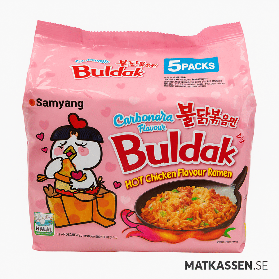 Samyang Buldak Carbonara Ramen – 5-pack - Bild 1